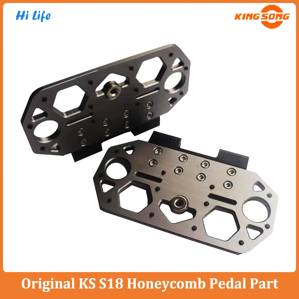 Original KingSong S18 Honeycomb Pedal Off Road Pedal New Widen Pedal Original Cool Monowheel Accessories for KS S18