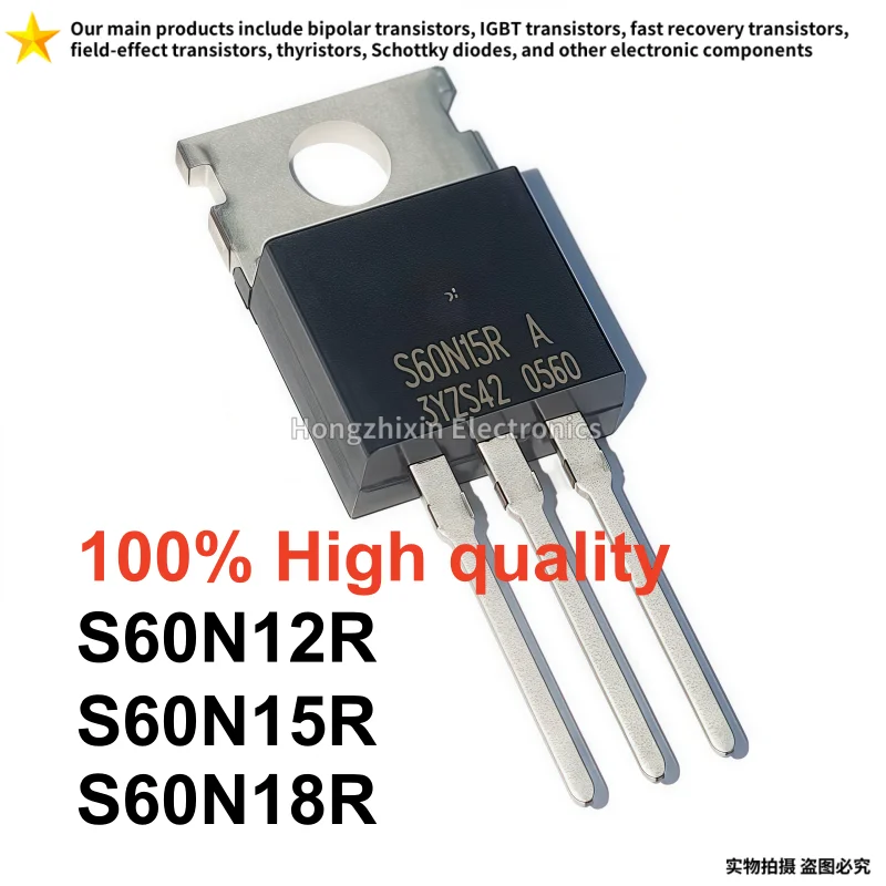10PCS NEW S60N12R S60N15R S60N18R 60N12R 60N15R 60N18R TO-220 MOS Field-Effect Transistor