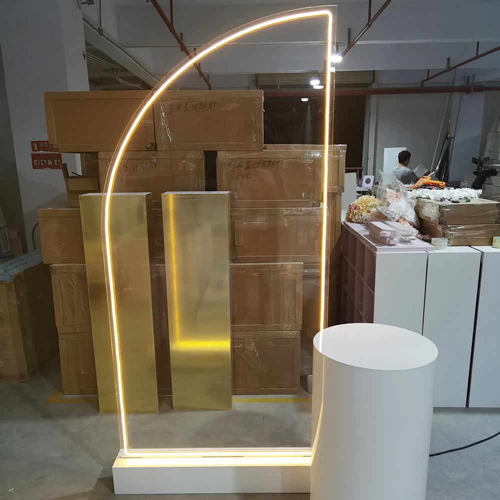 

Продажа популярных прозрачных светодиодных панелей для свадебного декора с подсветкой