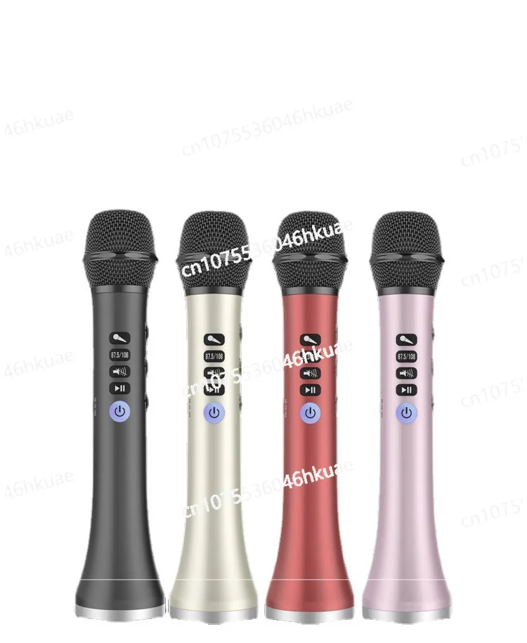 FM RF Connection Car Wireless Integrated Microphone Bluetooth Speaker Portable Karaoke Treasure