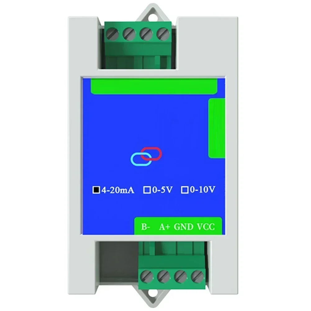 Modulo convertitore industriale da RS485 a analogico con 2/4 canali - per modulo convertitore da RS485 a analogico RTU