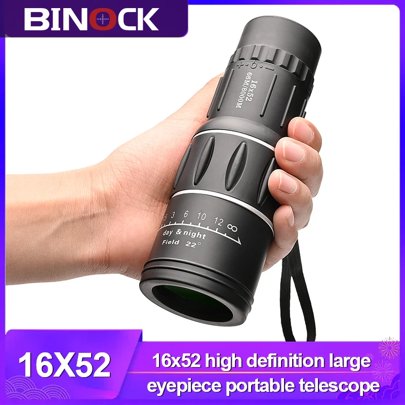Binock מונוקולר פורטבלי 16X52 – סקר ותיעוד של מצלמה למסיבת מדבר