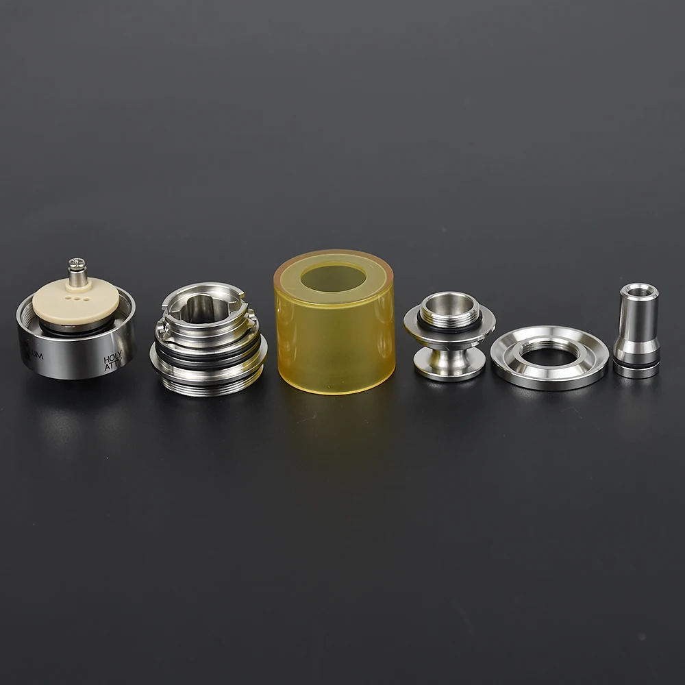 WOLFCOOLVAPE vape patibulum unleashed rta 22mm 316SS PEI 3.5ml vape tank Vaporizer rta single coil Atomizer replacement coil