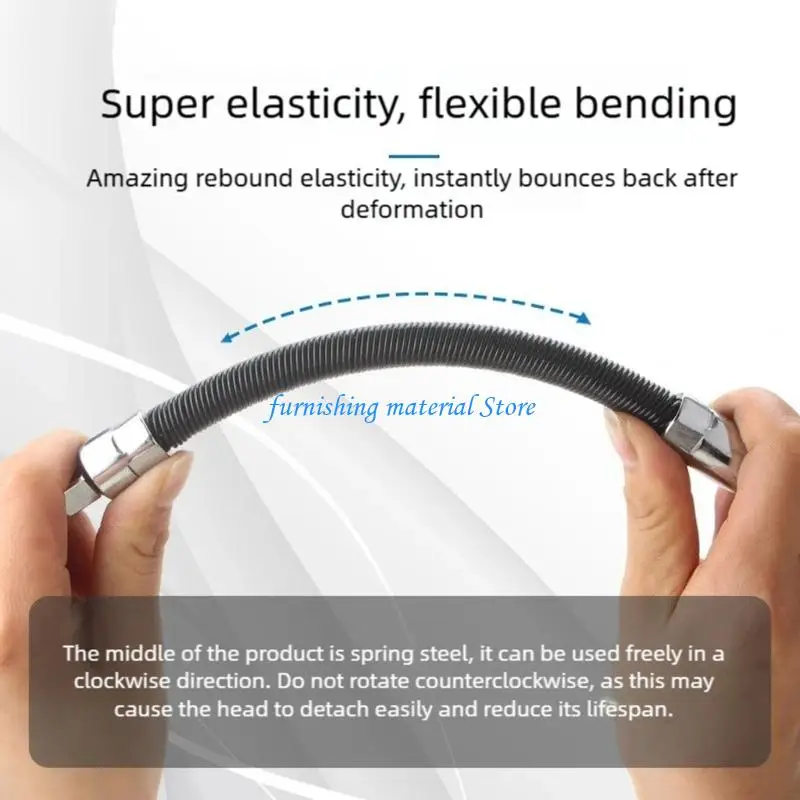 Y5GD 1/4 3/8 سائق مرنة تمديد المقبس محول طويل المقبس تمديد قضيب #5