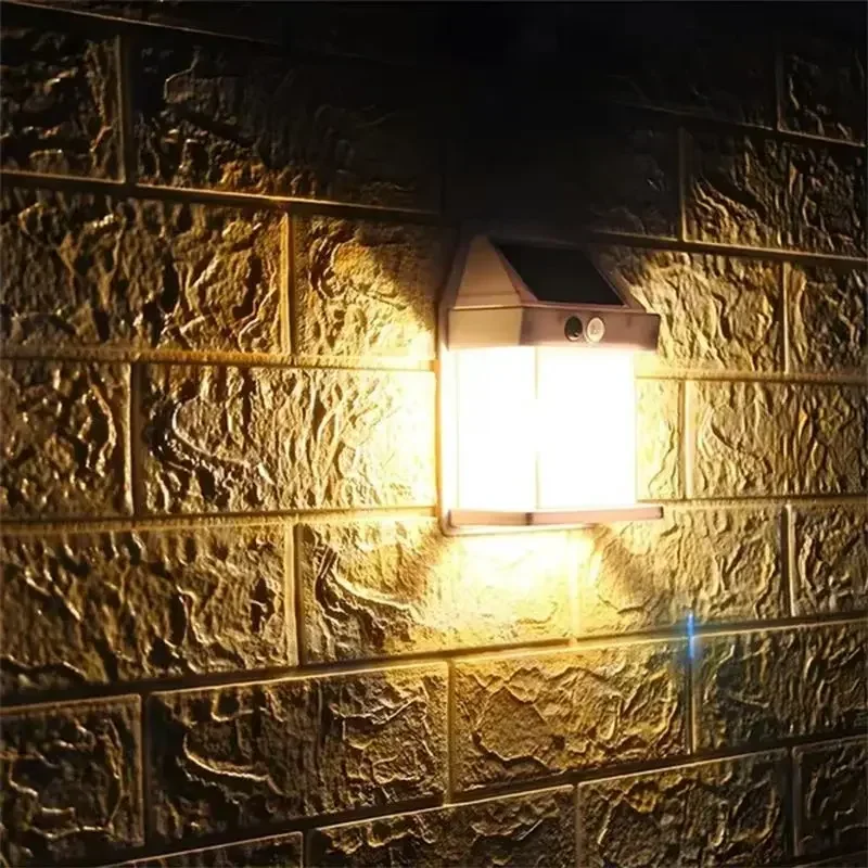 Solar Wall Lamp Outdoor Courtyard Waterproof Lighting Table  Garden Atmosphere Light