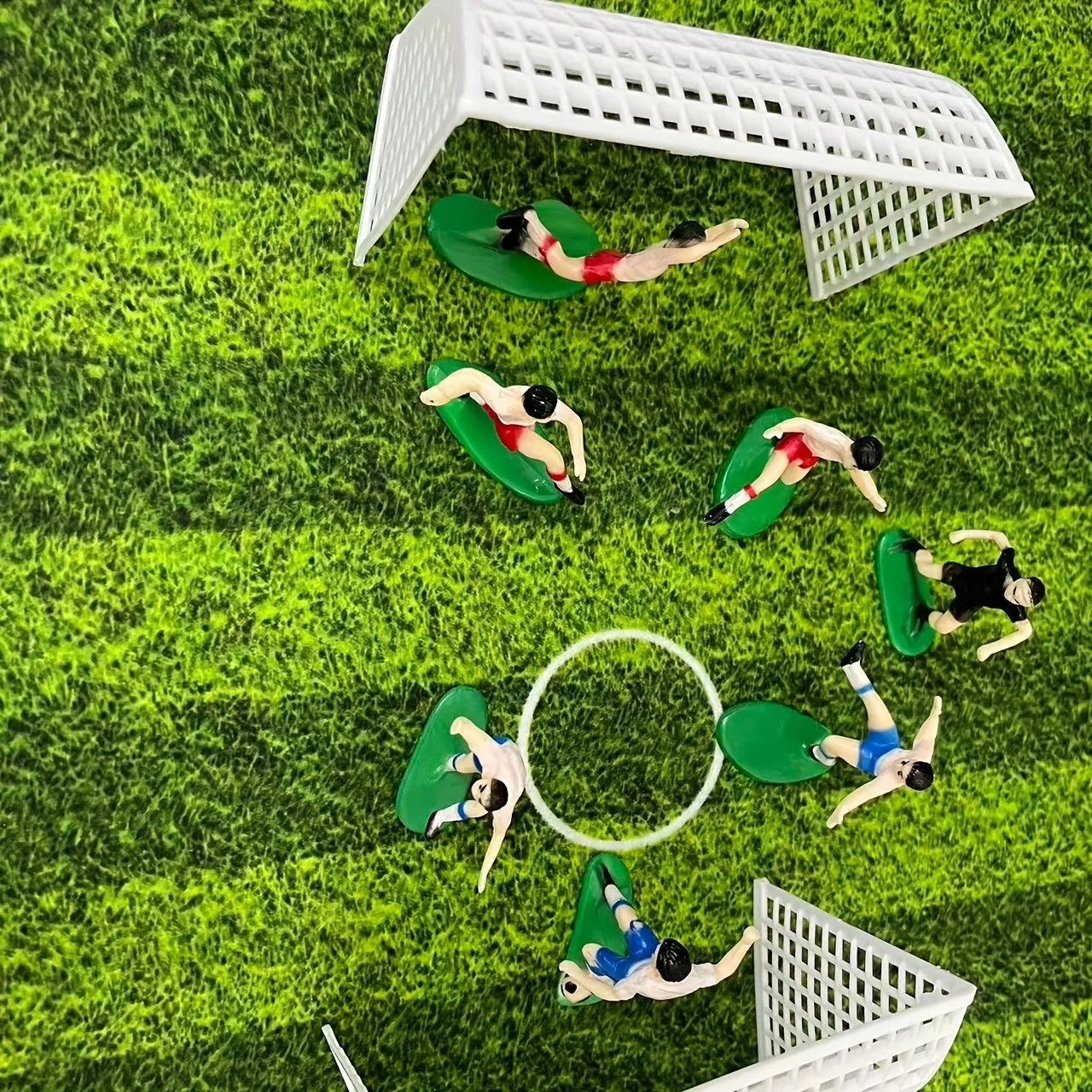 9pcs/set Football Boy Cake Decoration Soccer Field Players Doll
