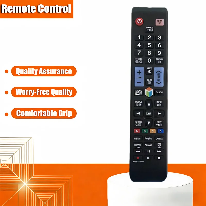 

New Remote Control For Samsung LED 3D Smart TV SS AA59-00UN32EH4500 UN32EH5300