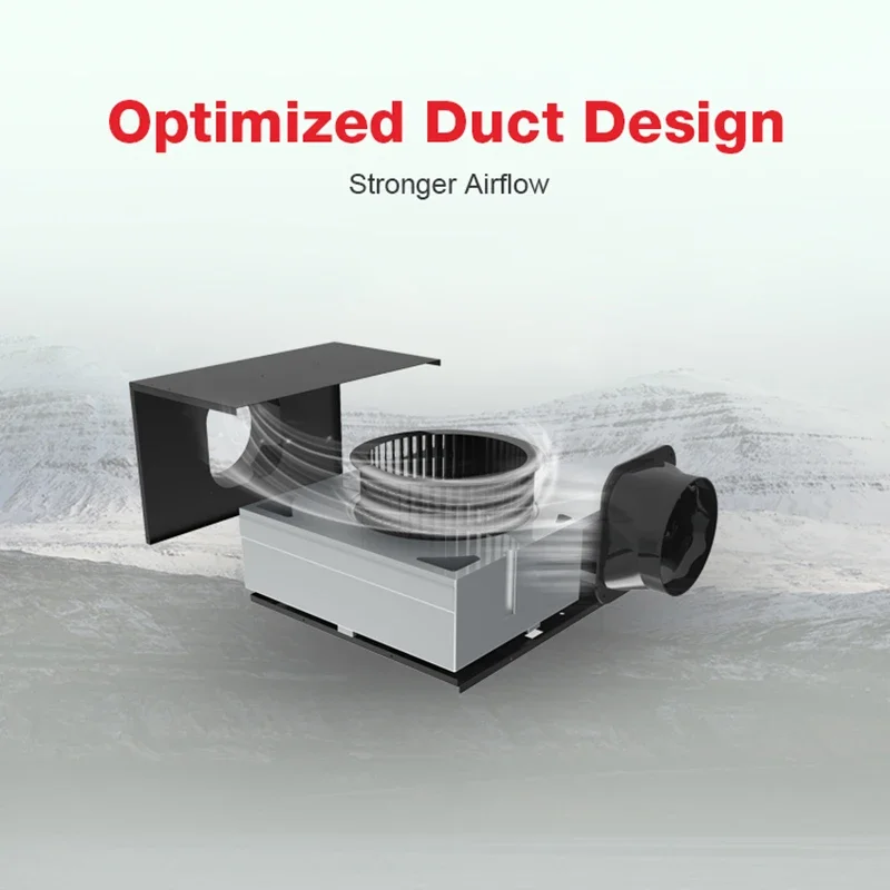 High-voltage Electrostatic Dust Silent Fans Ventilation System High Efficient Recuperator 2500m3/h