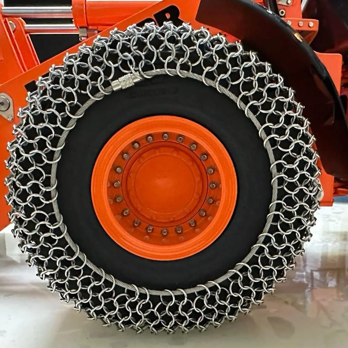 Spare Parts Metal Tyre Chain Accessories for 1/14 ZW370 JDM 198 RC Hydraulic Loader Construction Vehicle Trucks DIY Cars Mover