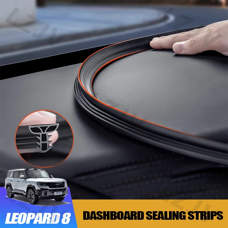 For BYD Leopard 8 Dashboard Console Sealing Strips For Full Vehicle Soundproof Noise Reduction Decorative Accessory