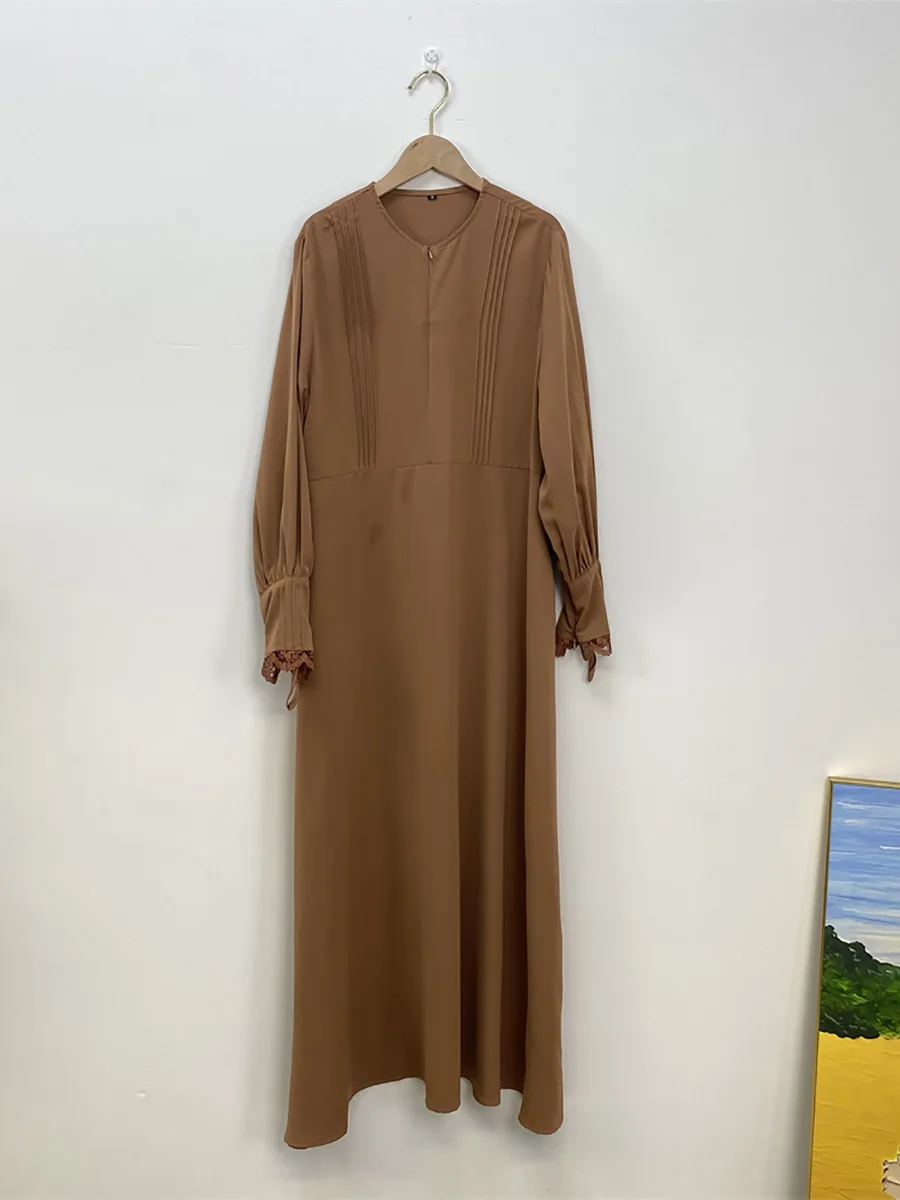 عباية تشاومينغ دبي Musulman De Mode فستان حجاب تركيا قفطان إسلامي ملابس إسلامية للنساء رداء متواضع قفطان ماروكين عيد 60