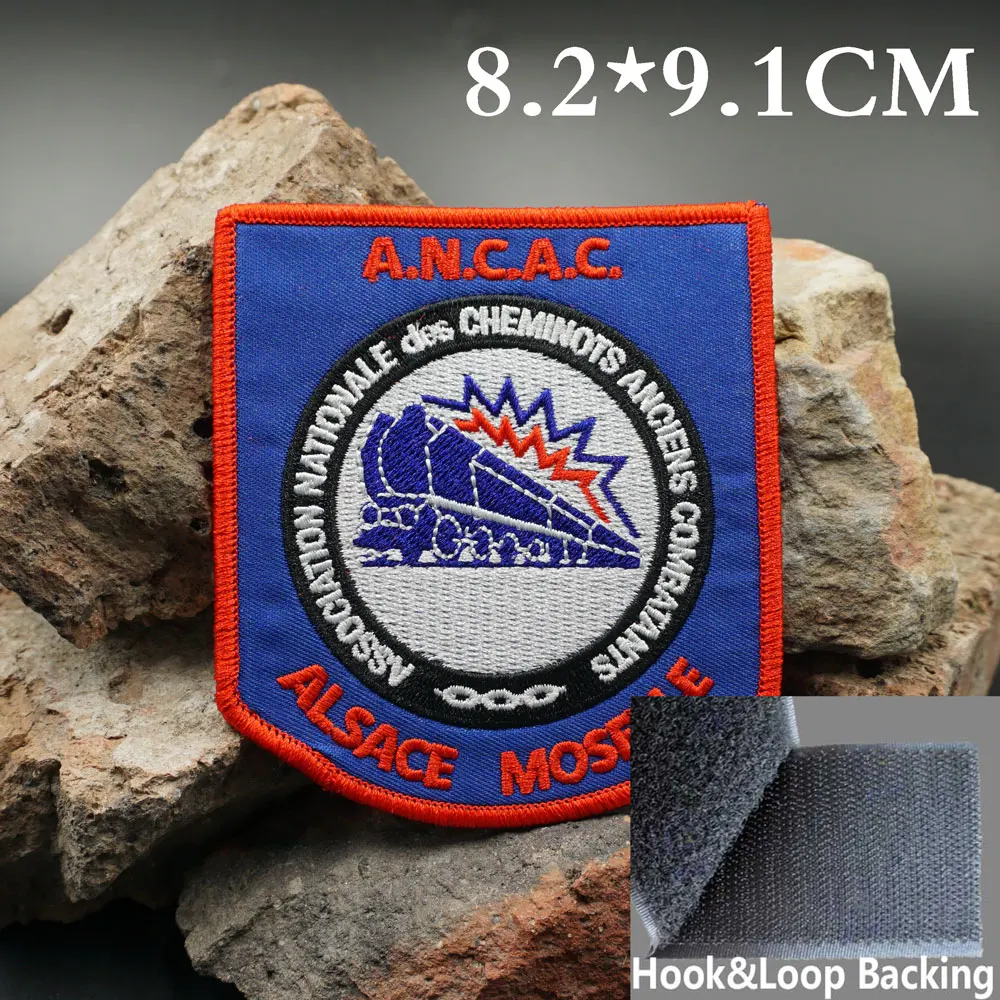 A.N.C.A.C. ALSACE MOSELLE Tactical Embroidery Patch for Backpacks and Clothing military Accessories with Hook backing or iron on