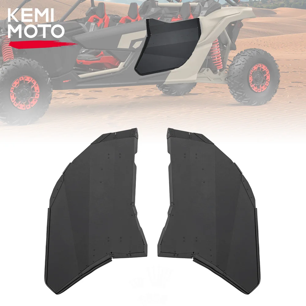 

UTV Aluminum Rear Full Doors 715004753 Compatible with Can-am Maverick X3 Max 4x4 XRS XDS DS RS XMR Turbo DPS 4 Doors