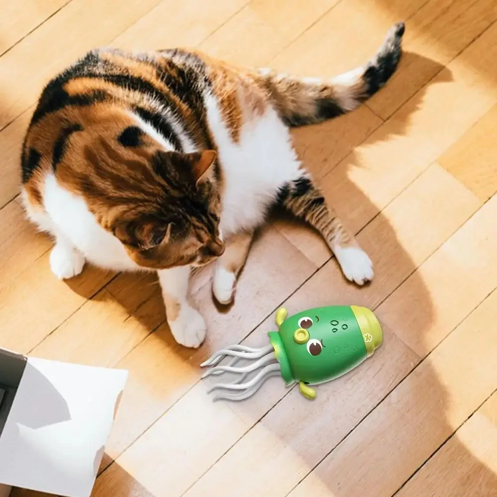 com música elétrica dança polvo brinquedo automático evitar obstáculos com luzes rastejando dança polvo sensor brinquedo