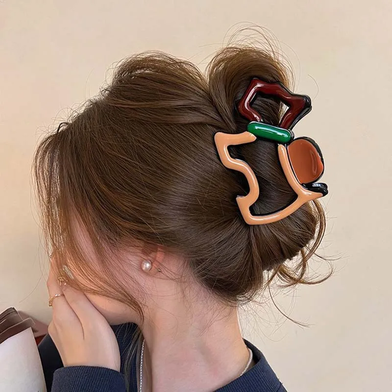 

Cute Cartoon Hollow Dog Hair Claw For Women Girls Sweet Hair Ornament Headband Hair Claw Clip Hairpin Fashion Hair Accessories