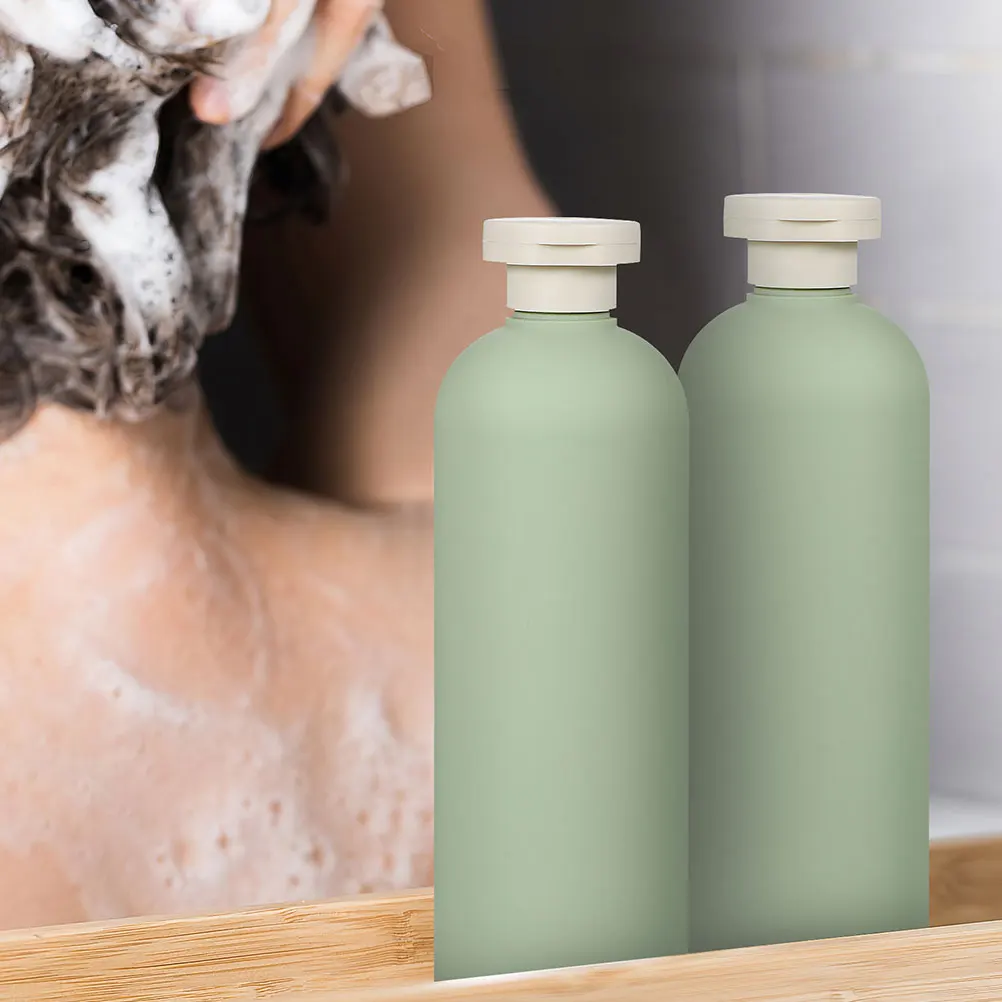 

4 Pcs Leakproof Shampoo Bottles Travel Squeeze Containers for Liquid Soap Body Wash Lotion Refillable Toiletry