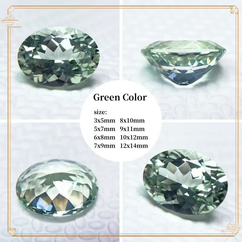 

Lab Grown Sapphire Oval Cut Loose Gemstone For Diy Jewelry Making The Main Materials of Rings and Necklaces AGL Certificate