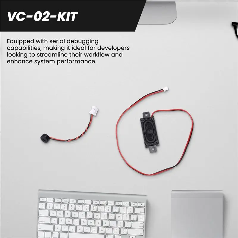 A69EVC-02-Kit AI Intelligent Offline Voice Module Development Board With Serial Debugging Support