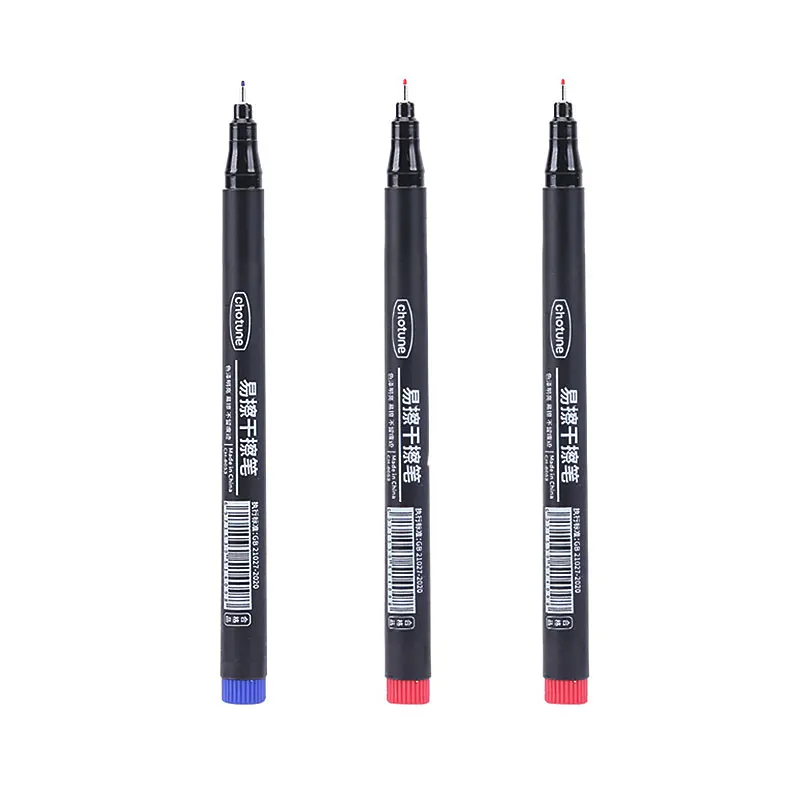 1/3PCS 0,5mm Trocken Löschen Kunst Marker Stifte Löschbaren Whiteboard Marker Stift Büro Schule Treffen rekord schreibwaren Extra Feine Spitze