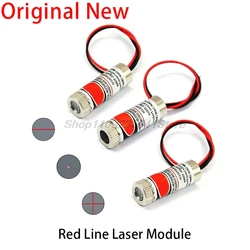 1PCS/5PCS 650nm 5mW Red Point / Line / Cross Laser Diode Module Head Glass Lens Focusable Industrial Class