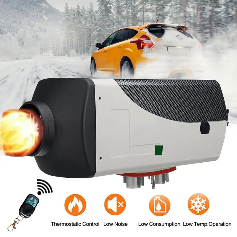 12V 24V 8KW Car Parking Heater With LCD Monitor Remote Control Auto Diesels Heater Car Warm Air Blower For RV Trailer Boats Bus