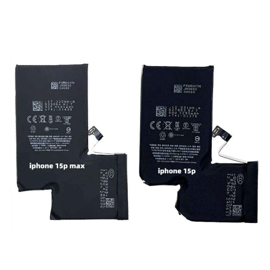 3290mAh 4441mAh Mobile Phone Replacement Battery for Apple IPhone 15 Pro（LLA) US Edition 15 Pro MAX（LLA)  US Edition with Tools