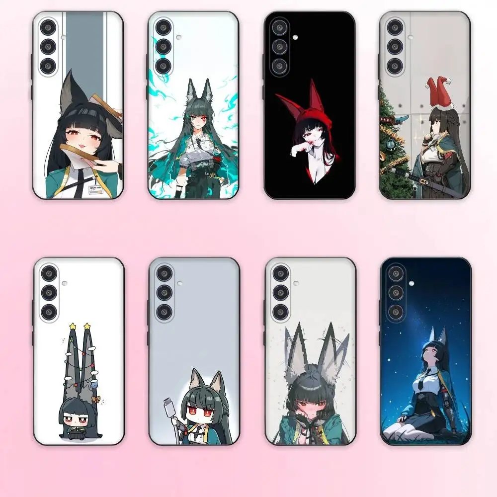 

M-Miyabi Hoshimi phone Case For Samsung Galaxy A73,A72,A71,A70,A53,A52,A51,Others Soft Black Shell