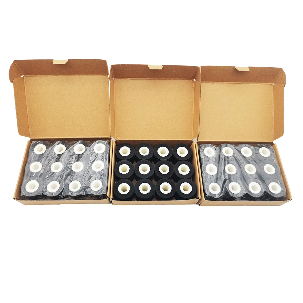 Czarny 36x16mm 36x32mm 36x36mm 36x40mm 36x35mm 40x40mm rolka z tuszem do kodowania na gorąco do MY380F DK1000 DK1100 maszyna do kodowania i uszczelniania