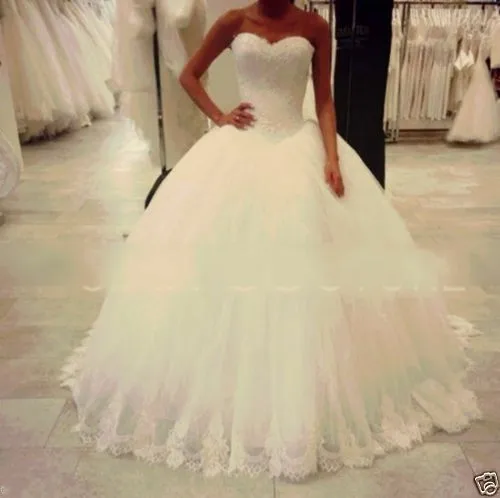 

Charming Sweetheart Appliques Wedding Dress Princess Formal Bridal Ball Gown Wedding Dresses Bridal Gown Plus Size Corset