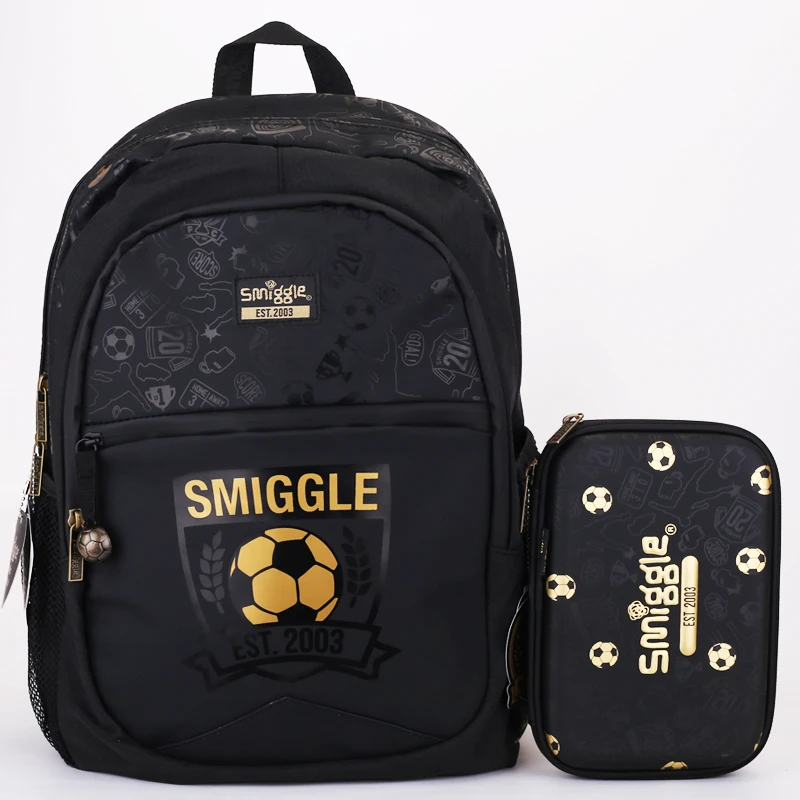 

Australian Satchel Smiggle Backpack Gold Football Bag Waterproof Large Capacity Backpack For Primary School Children Boys Gift