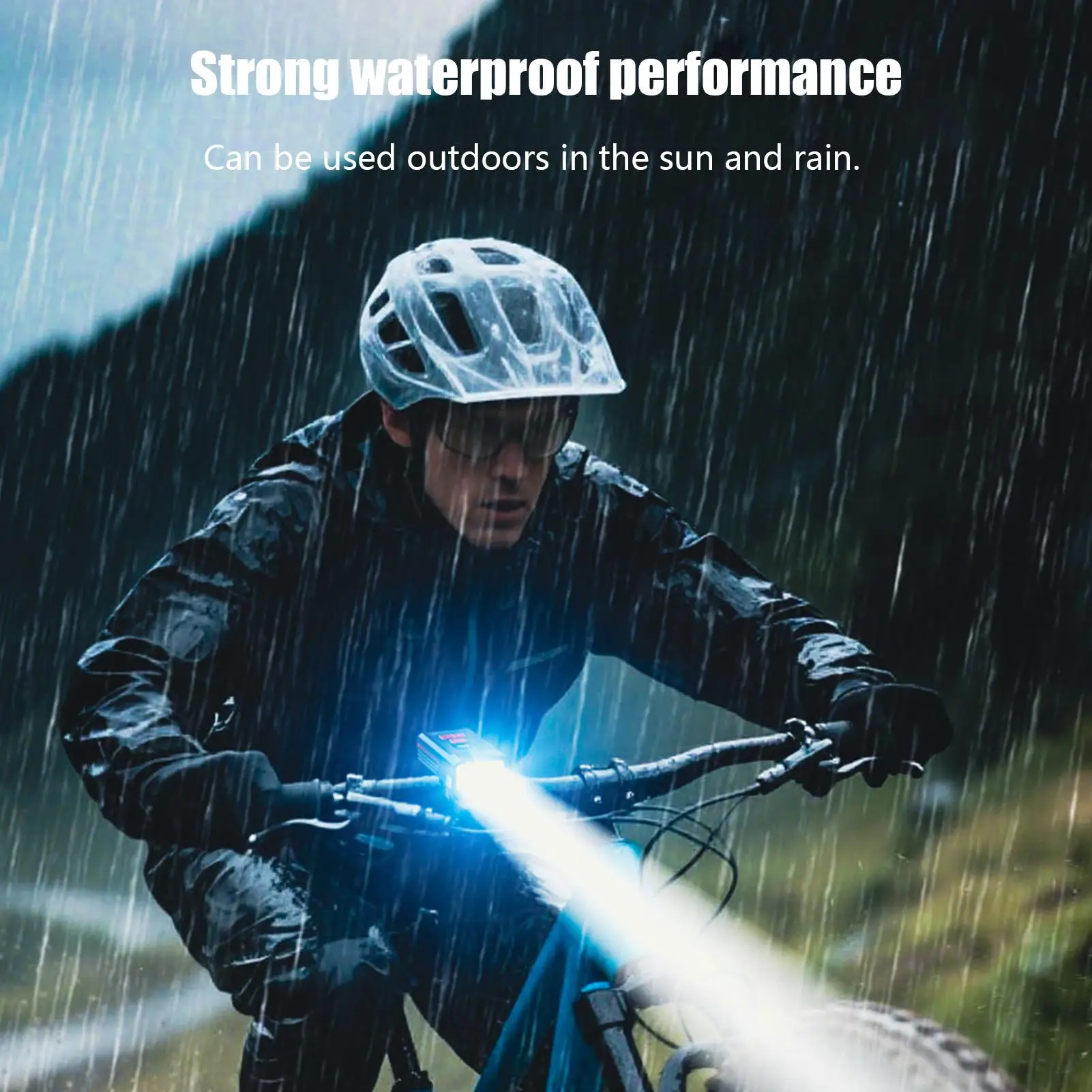 Cycle Light Set Multi Modes With Horn Front Rear Mountain Bike Light For Adult Men Women Scooter E-Bike Mountain Road Cycling