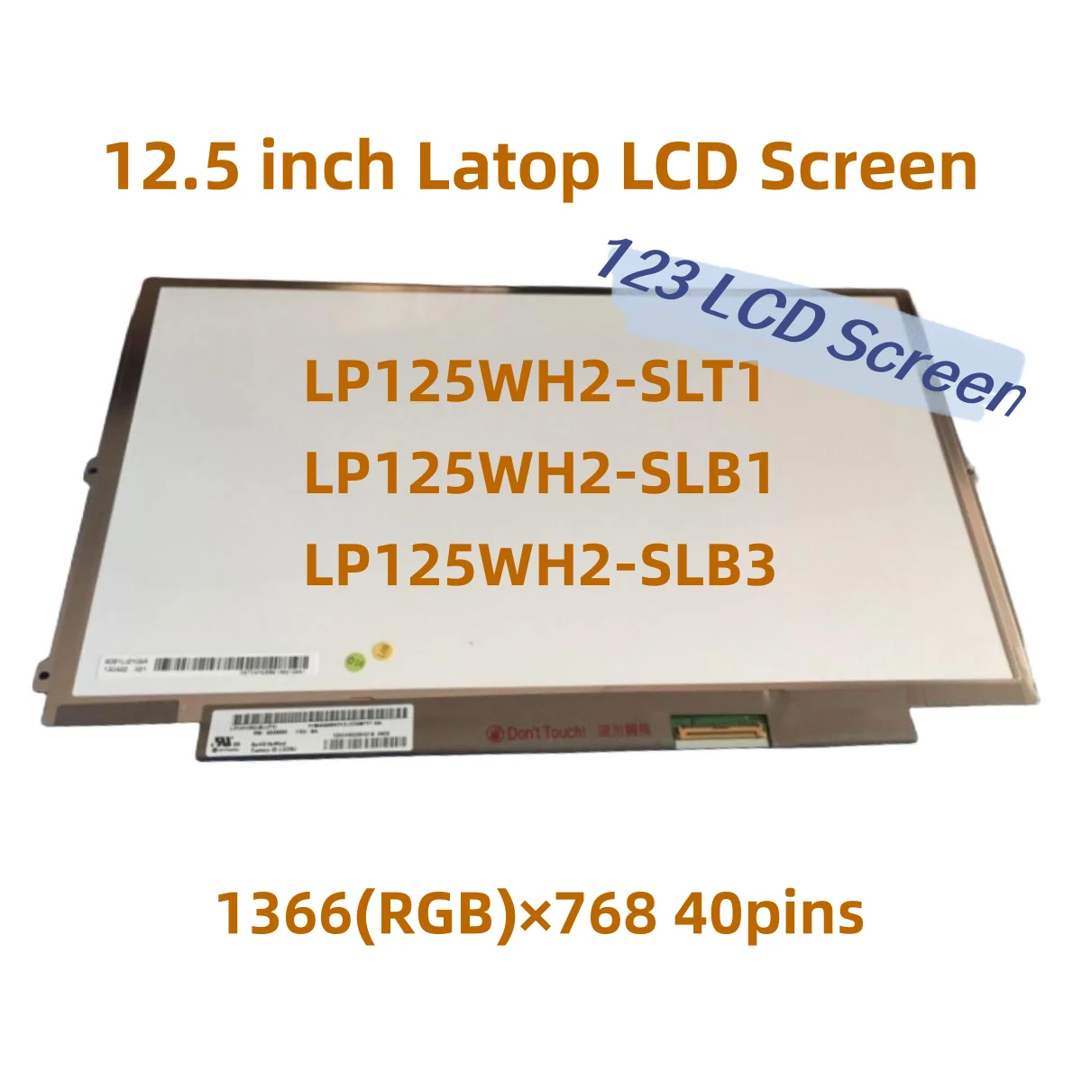 

Genuine New Free Shipping 12.5'' Lcd Screen IPS Display For LENOVO S230U K27 K29 X220 X230 LP125WH2 SLT1 SLB3 LP125WH2-SLB1