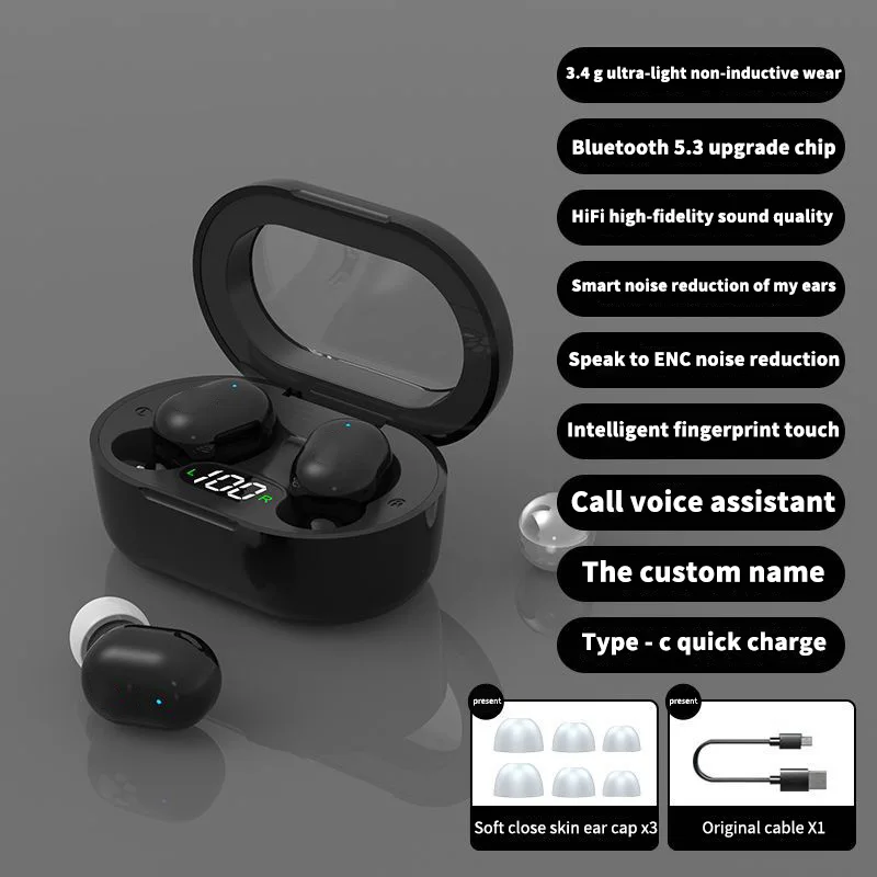 Auriculares inalámbricos con sonido HIFI, audífonos con bluetooth, 940037