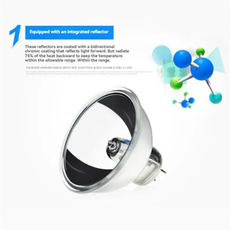 AAAN-HLX GZ6.35 12V 100W Bulb 64627 Optic Halogen Lamp For Microscope Illumination And Optical Equipment