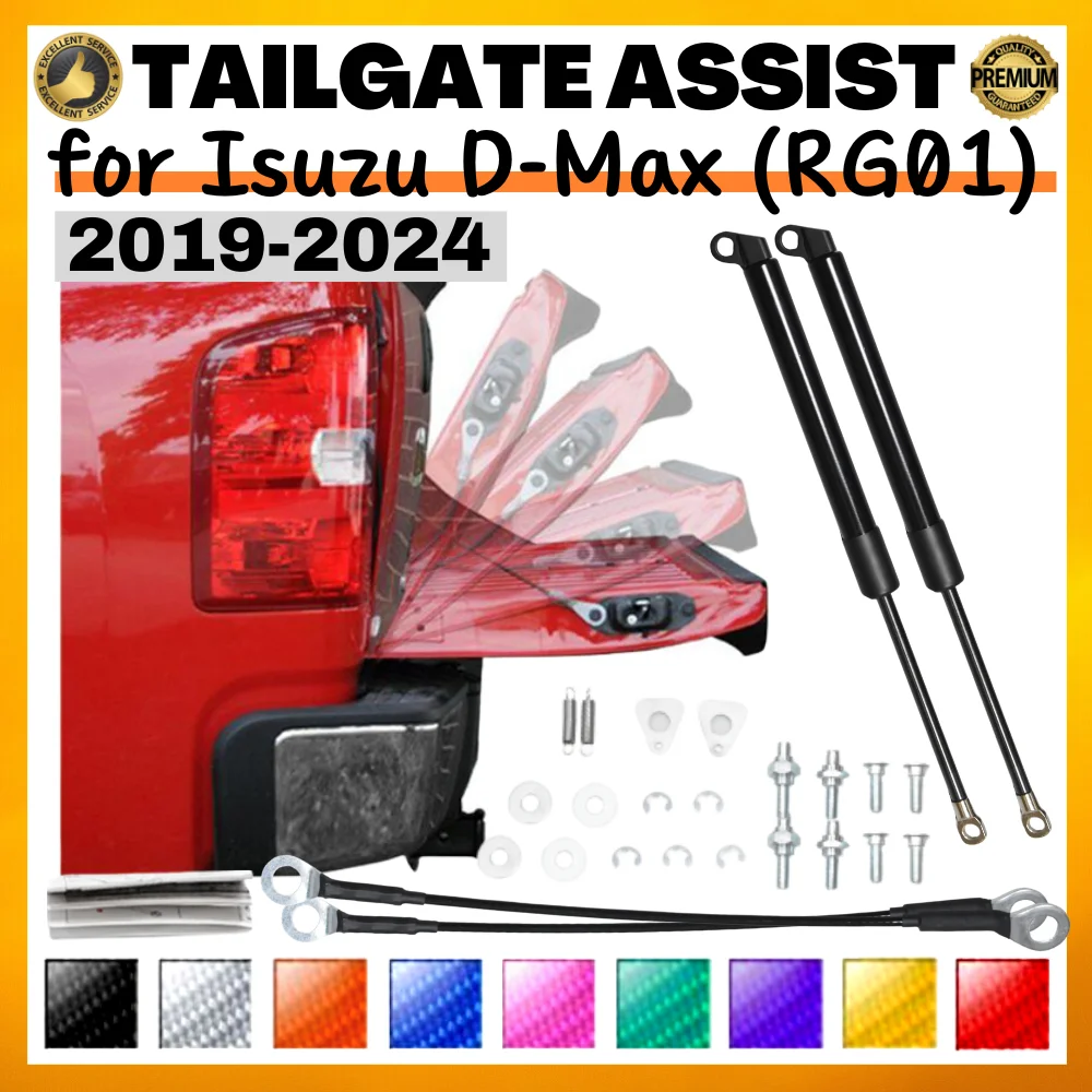 

Qty(2) Trunk Struts for Isuzu D-Max (RG01) for Mazda BT-50 (RG04) 2019-2024 Rear Tailgate Boot Lift Supports Gas Springs Shocks