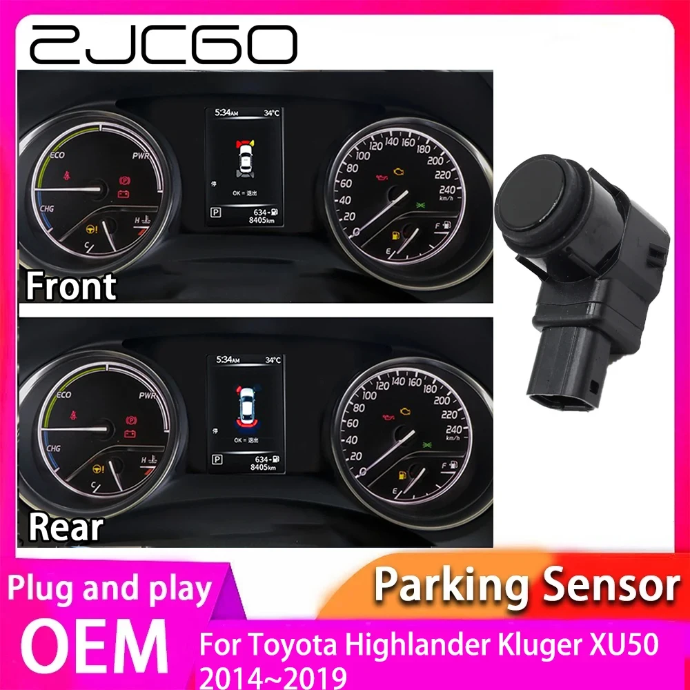 Original OEM Parking Sensor Assistance Backup Radar Buzzer System for Toyota Highlander Kluger XU50 2014~2019