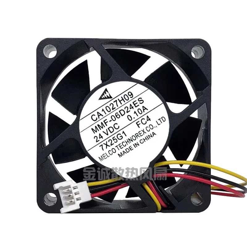 

New CA1027H09 MMF-06D24ES FC4 60*60*25MM 6CM 24V 0.10A Drive frequency converter cooling fan