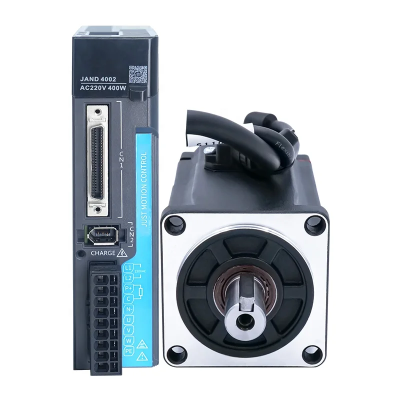 60JASM504230K-17B-SC+JAND4002-20B Factory Manufacture 220V 1.27N.m 3000rpm AC Servo Brake Motor 400W Drive Single-Phase Model