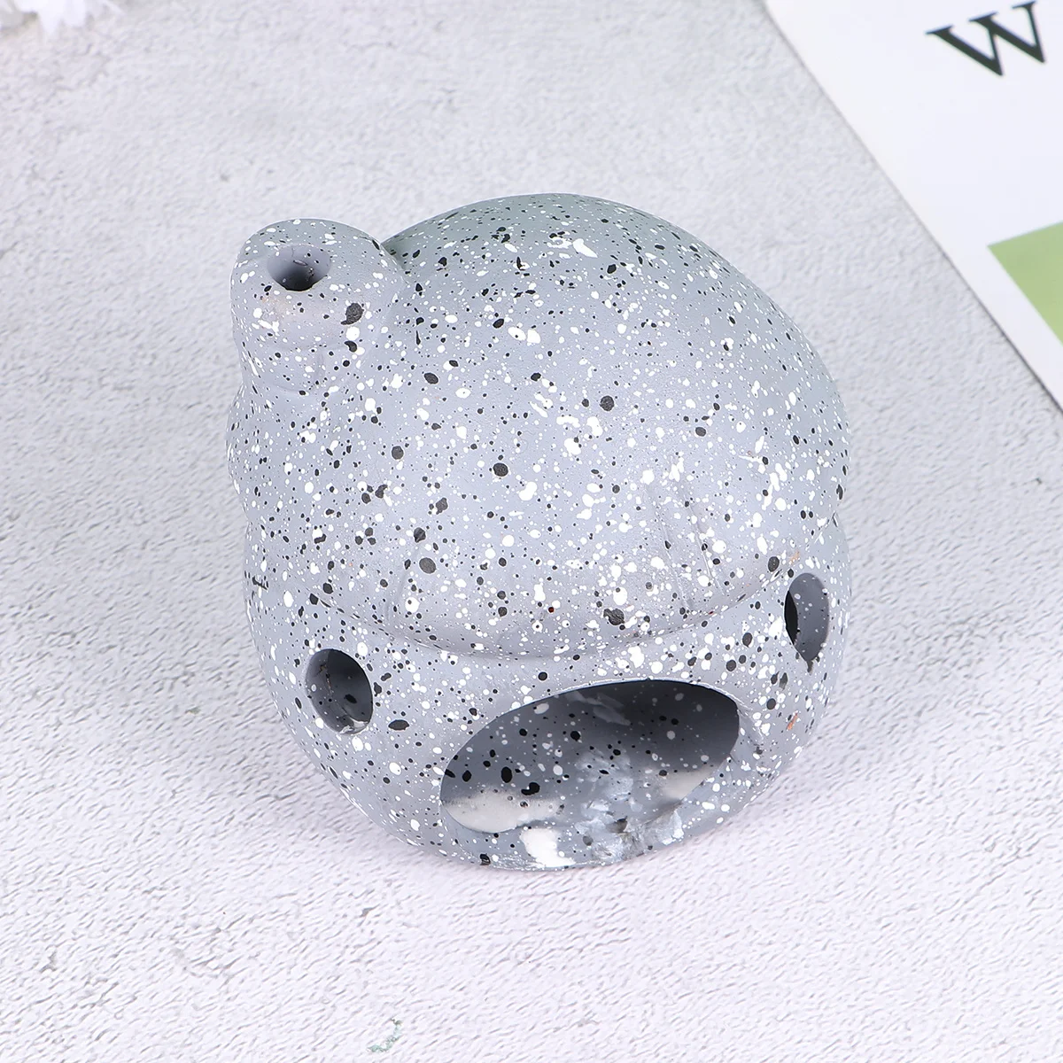 

1Pcs Aquarium Fish Shelter Ceramic Pot Shrimp Habitat Artificial Hollow Cave Natural Fish Tank Ornament Decoration