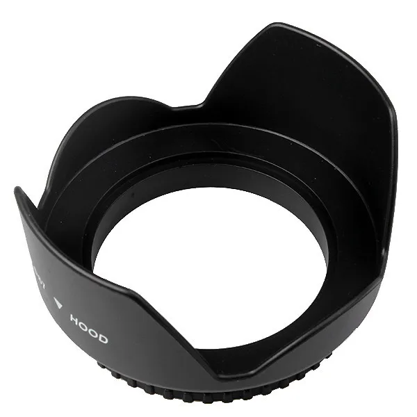 Universal Lens Hood 49mm 52mm 58mm 55mm 62mm 67mm 72mm 77mm  Screw-in Tulip Petal Flower Filter Thread Camera Lente Protect