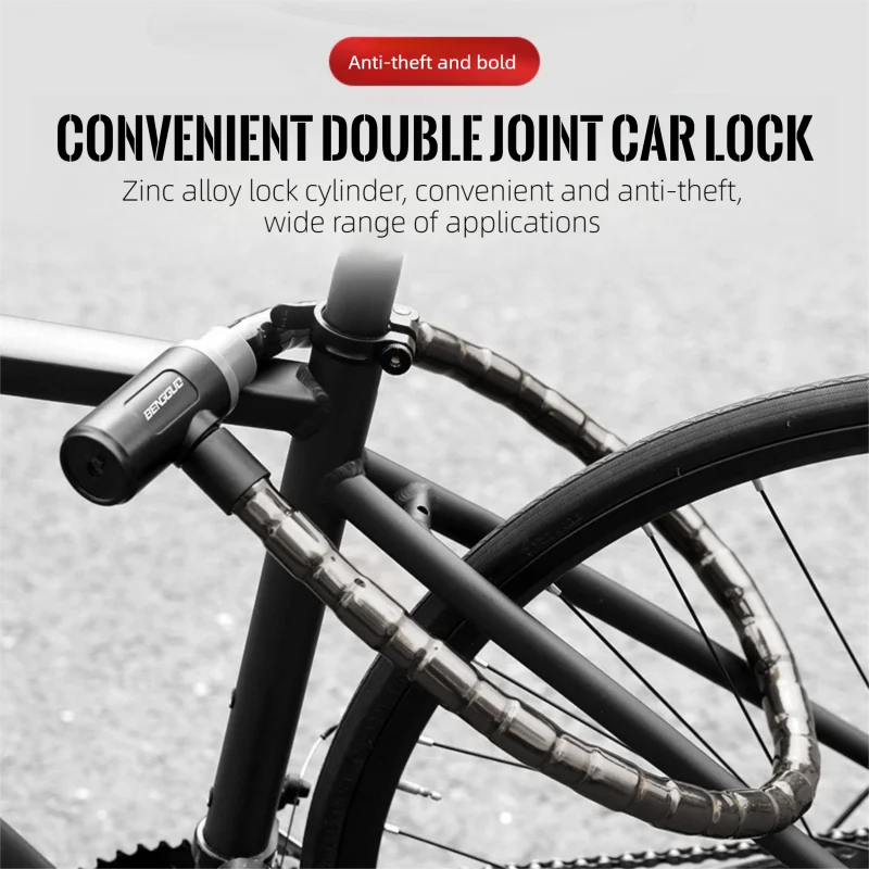 

BENGGUO Mountain Road Bike Lock Anti-Theft Portable Lock Electric Bike Cable Lock Cross-Border Bicycle Riding Accessories