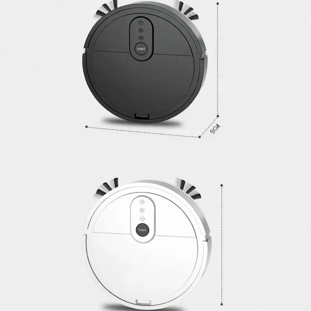 Automatic Smart Robot Vacuum Sweeper Mop Integrated Device For Home Hard Floor Cleaning Pet Hair Dust Remover