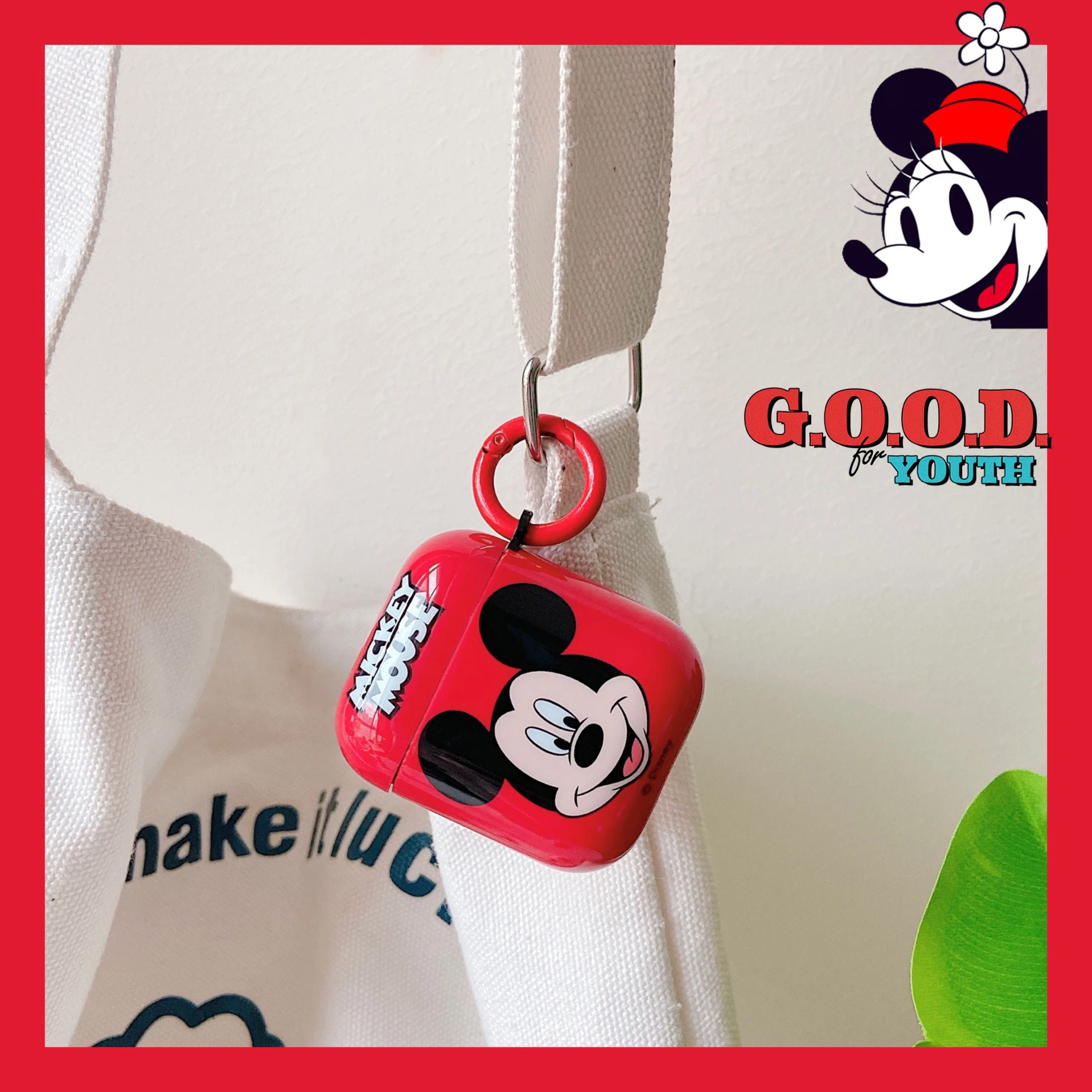 Cartoon Mickey Mouse Silicone IMD TPU Case For Airpods Pro 2 1/2 3rd Disney Headphone Accessories Air Pods Protective Box Cover