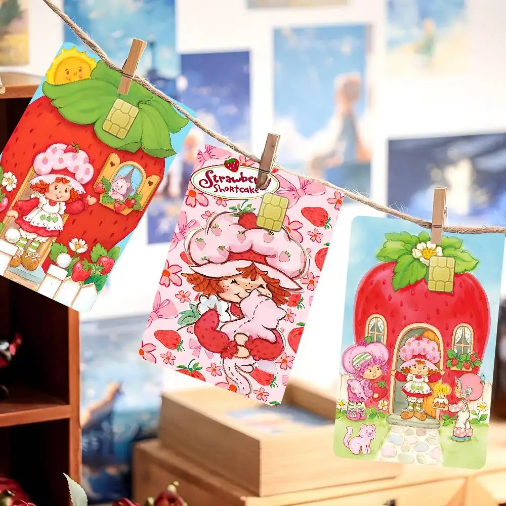 Cartoon Strawberry Shortcake Cool Print Drawstring Bag Fashion Storage Bag Teenager Boy Casual Backpack Travel Bags Bookbag Gift