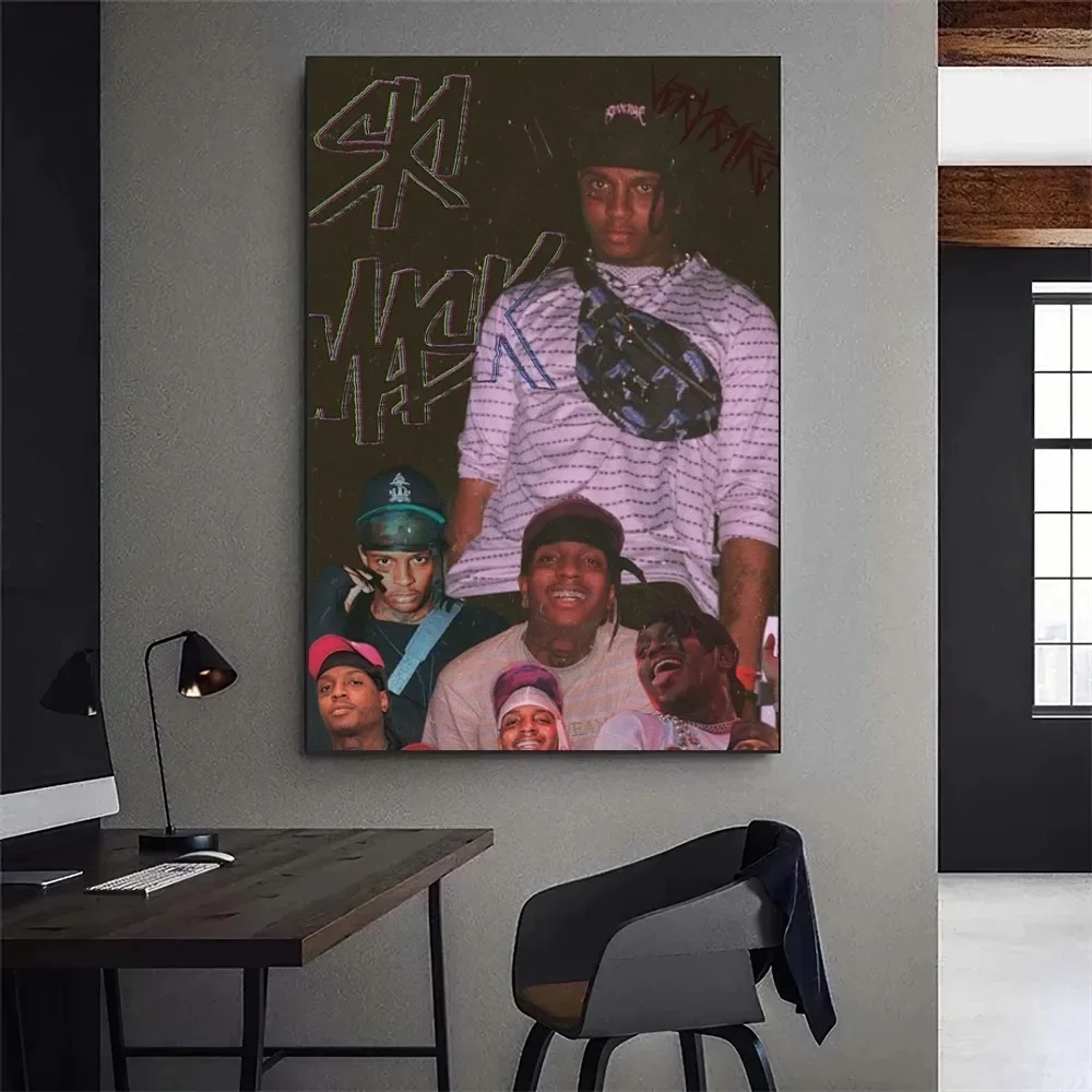 Ski Mask the Slump God Stokeley Rapper Poster Gallery Prints Painting Wall Canvas Pictures Living Room Sticker Small