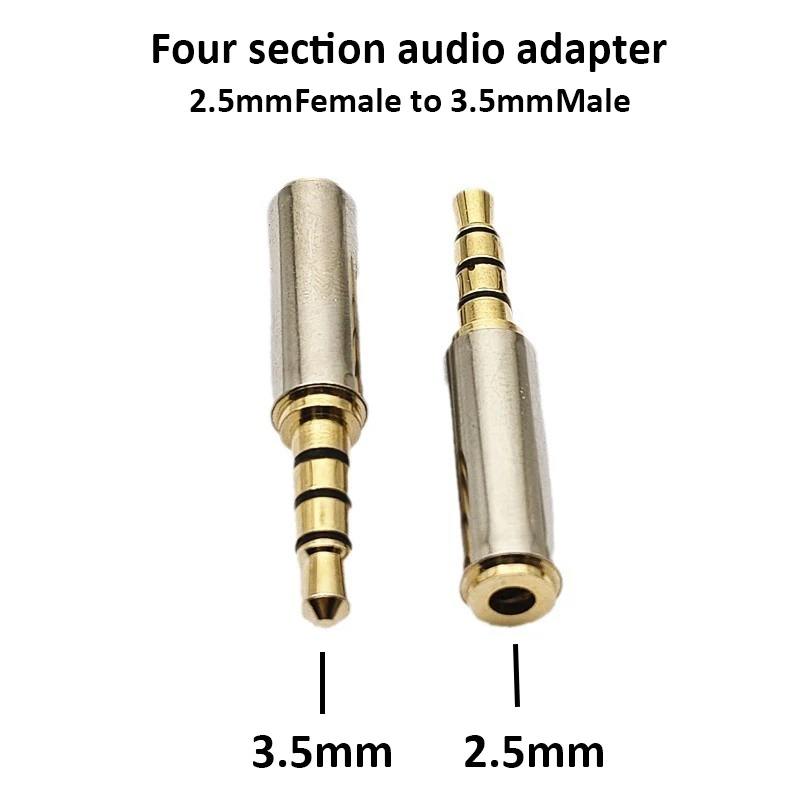 3.5mm do 2.5mm/2.5mm do 3.5mm Adapter konwerter Stereo gniazdo słuchawkowe Audio wysokiej jakości hurtowych