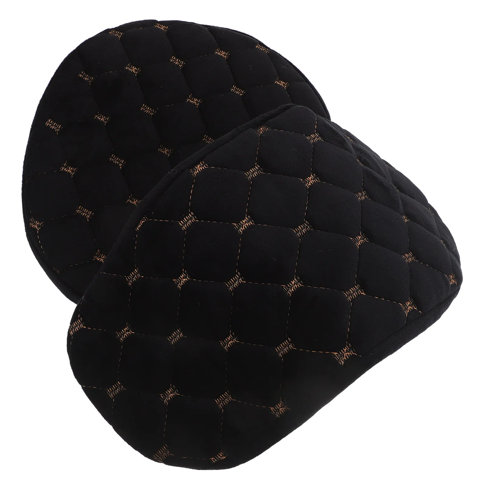 1Set Motorcycle Seat Cover Winter Warm Soft Fabric Passenger Seat Protector for Electric Scooter Moped Dirt Bike Black