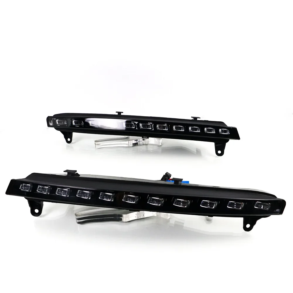 Signal Lamp for AD Audi Q7 2006-2012 Front Bar Lights Modified LED DRL Turn 12V 3000K 6000K