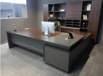 مكتب تنفيذي ناعم من تصنيع طاولة مكتب كلاسيكية مكتب تقليدي لطاولة الرئيس التنفيذي