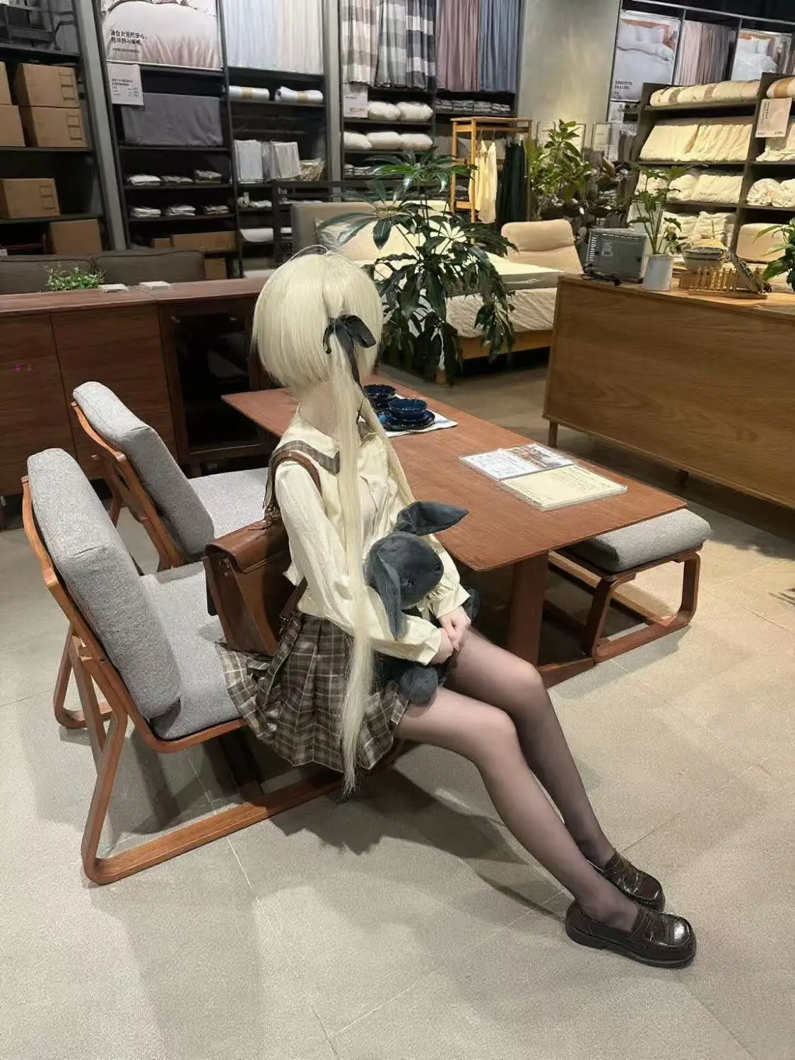 Disfraz de Kasugano Sora, uniforme de estudiante escolar, traje de marinero, conjunto de Cosplay adecuado para Halloween y Navidad